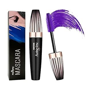 Waterproof Mascara Volume And Length,Thrive Lash Cosmetics 4D Silk Fiber Mascara Lash Extensions Lengthening And Thickening Non Clumping Smudge-Proof Long Lasting Party Eye Makeup (Purple)