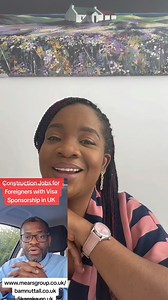 2.3K views · 100 reactions | Construction jobs for foreigners with visa sponsorship in Uk. | NurseKemivlog | Facebook