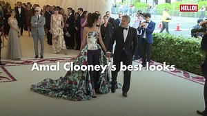 Amal Clooney is the ultimate mob wife in ankle-grazing fur coat