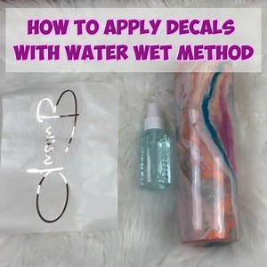 12 reactions | How to apply decals with water wet method 林✨ | LittleLee and Rose | Facebook