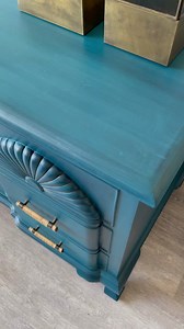 Introducing the Vintage Boho Blanket Chest. This stylish cedar antique blanket chest is perfect for adding an extra touch of boho chic to your home. It's spacious interior allows plenty of room for storing blankets, comforters, and other household items. Transform any bedroom or living room with this timeless piece! This piece is painted with Shackteau Interiors Milk Paint in our new teal color. The top opens for cedar storage and there is one bottom drawer. This piece measures 48”w x 24”d x 30”