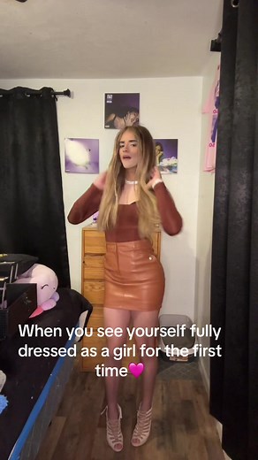 First Time Fully Dressed as a Girl Transformation Experience