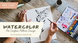 Aquarell für Oberflächenmuster-Design: Arbeiten mit Adobe Illustrator | Bonnie Christine | Skillshare