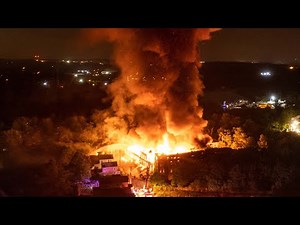 South River New Jersey Silk Mill Fire Including Aftermath | 4K
