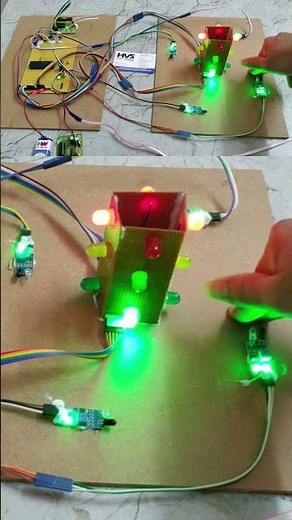 Density based Traffic signal with Ambulance clearance