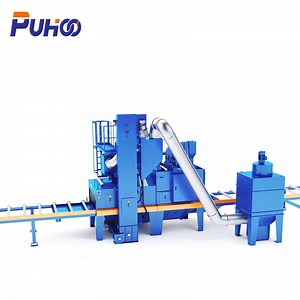 [Hot Item] Q69 Roller Conveyor Shot Blasting Machine/Shotblasting Sandblaster
