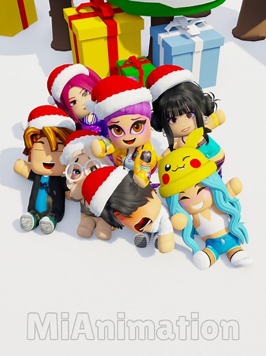 Animaciones Divertidas de Navidad en Roblox Brookhaven