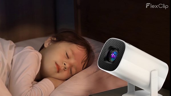 Mini Projector - 1080P Native HD, 4K Ultra HD Projector with WiFi & Bluetooth, Built-in Android TV 11.0, Auto Horizontal Keystone, 180° Rotatable Full HD Movie Projector