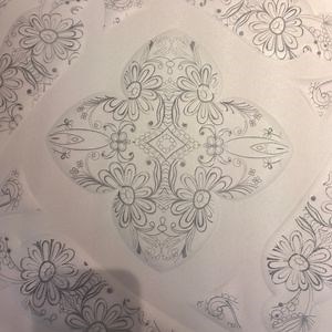 [Hot Item] Silk - Screen Printing Technology Decalicate Ceilings Tiles Are Suitable for Home Decoration.