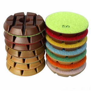 [Hot Item] Resin Polishing Disc 4 Inch 5 Inch Wet Flexible Polishing Pad for Stone Polishing Tools