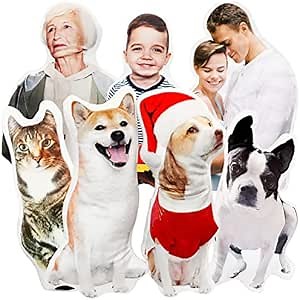 OARSE Custom Pillows with Picture Personalized 3D Shape Photo Pillow Customized Picture Personalized - Double Sided Print 12 Inch