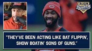 Trevor Plouffe loves Amir Garrett's quotes about how cocky the Reds are "It wasn't forced. They've been acting like some bat flippin', show boatin' sons of guns. And I think that is the kind of identity that this team needs." Watch the full Talkin' Baseball episode: facebook.com/TalkinBaseballPodcast/videos/1034004787127677 LISTEN: http://bit.ly/TalkinBaseballPodcast | Jomboy Media