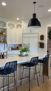 FAQ!! 🤍 According to Sherwin Williams, High Reflective White is their cleanest white paint color! (whatever that means 🤷🏻‍♀️🙃😂) Choosing a white paint color can be a pain in the ass… But I LOVE the color of my kitchen cabinets! It’s a pretty white without being too stark (IMO!) What color are your cabinets?! #whitekitchen #kitchencabinets #whitepaint #dreamkitchen #kitchendesign #kitcheninspiration | A.milesdesign