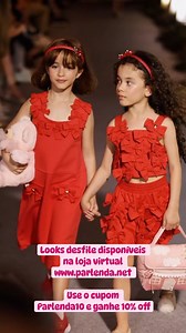 Looks do desfile VERÃO 25 já disponíveis na loja virtual www.parlenda.net Use o cupom Parlenda10 e ganhe 10% off. #Parlenda #modainfantil #tstuape #analoafranco | Parlenda Moda Infantil e Teen | Facebook