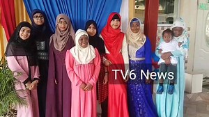 Muslim Women Fashion : The beautiful Muslim women and their families, earlier today at the Tobago Lowlands Mosque : | Liz Williams