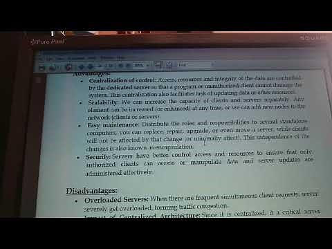 Advantages and disadvantages of client server system