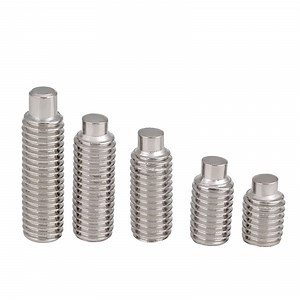 [Hot Item] Ingks Stock Stainless Steel DIN915 Dog Point Hexagon Socket Set Screws