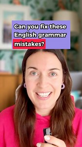 7.5K views · 373 reactions | Can you fix these #english grammar mistakes?  #englishgrammar #englishtenses #englishteacher #teachenglish #speakenglish #learnenglish #teachingenglish #instaenglish #englishgrammar #grammar | English with Aga | Facebook