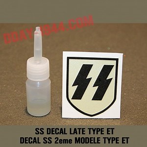 ss decal german ss decal 2nd late SS pattern ww2