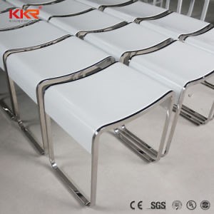 [Hot Item] Italian Design Chairs Toilet Shower Seat Bath Stool Solid Surface Shower Stool Artificial Stone Bathroom Stool