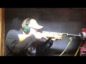 Shooting Lanchester Sub Machinegun