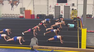 22 reactions · 4 comments | Core Workout for Cheerleaders These are great exercises to warm up your core and make your tumbling stronger. Do it to an 8 count to work on timing. #northbeastcheer #coach #tumbling #cheer #gymnast #viral #trending #workout #coreworkout | NORTH BEAST CHEER | Facebook