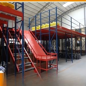 [Hot Item] Stable High Capacity Metal Platform Mezzanine Floor Pallet Rack Storage Steel Structure
