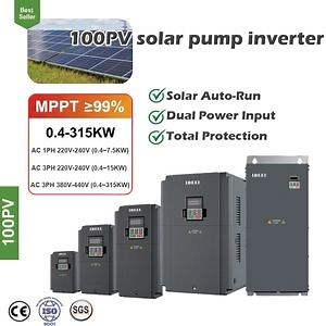 [Hot Item] VFD Inverter 1HP 2p3 Phase Motor MPPT VFD Soft Start Solar Water Pump Inverter