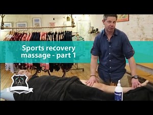 Recovery massage for the quadriceps | Sports recovery massage part 1