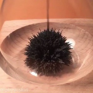 1.9K views · 19 reactions | Magnetic Sand Hourglass - ferromagnetic sand collects above a neodymium magnet in the wood base. Each particulate of ferromagnetic iron becomes a temporary dipole magnet in the presence of the magnetic field in the base. | Mechanical Engineering Network | Facebook