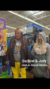242K views · 12K reactions | Da Brat and Judy meet and greet at Walmart for the Kaleidoscope hair care line. #BratLovesJudy #joylavsocialmedia #fypシ゚ #DishNation #kaleidoscopehairproducts #blacklovepage #lesbian #fyp #celebritymoms #lgbtqcommunity | JoyLav Social Media | Facebook