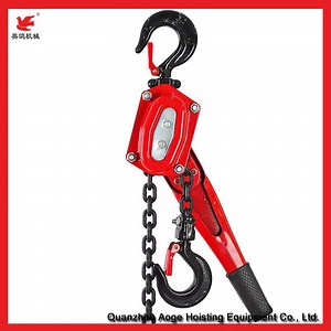 [Hot Item] Lever Block 1t~9t Chain Block for Lifting Heavy Duty Manual Chain Block Material Hoisting Equipment for Warehouse