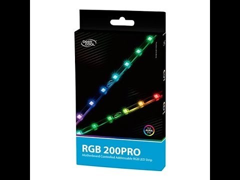 Светодиодная лента Deepcool RGB 200PRO . Обзор .
