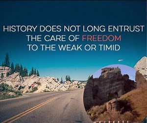 "History does not long entrust the care of freedom to the weak or the timid." - Dwight D. Eisenhower | Virginia Renewal Project | Facebook