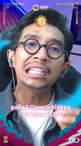 🎮 Malaysia Esports League 2025 kembali! 🔥 Pertempuran sebenar bermula di sini! Siapakah yang akan bangkit sebagai juara? 📍 Esports Integrated, Spacerubix Puchong 📅 3 Ogos 2025 🎮 Malaysia Esports League 2025 is back! 🔥 This is where the real battle begins! Who will rise as the ultimate champion? 📍 Esports Integrated, Spacerubix Puchong 📅 3 August 2025 Jom gegarkan arena bersama komuniti gamers Malaysia! 🚀 #MEL25 #EsportsIntegrated #MalaysiaEsportsLeague #BeTheChampion #TeamMAS #MYLeague 