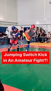 Jumping switch kick from an amateur fight..what’re you doing if you see this in the tournament? Comment below — @senotpro Жесткий нокаут 🧨🧨🧨 @magomedov_es_ #мма #higlights | The Underground
