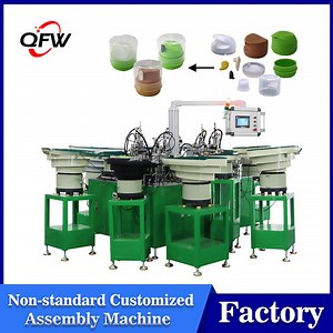 [Hot Item] Qfw Factory Direct Sale Automation Perfume Mist Sprayer Pump Lotion Pump Automatic Metal Assembly Machine Assembly Line