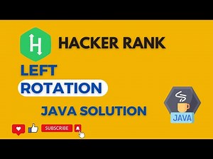 Left Rotation || Hacker Rank Solution || java #hackerranksolutions