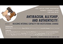 Antiracism, Allyship, and Authenticity: Building Internal Capacity for Institutional Change - Center for Positive Organizations
