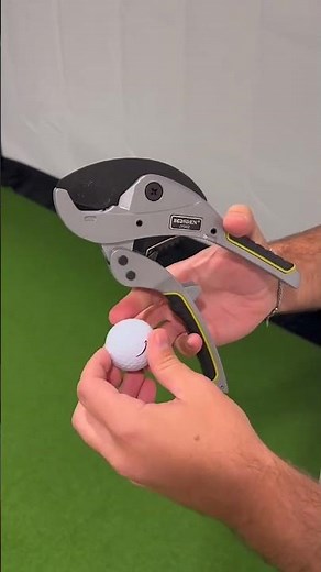 What does the inside of an Amazon Basics Core Soft golf ball look like? #golfballs #amazon