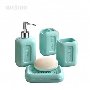 [Hot Item] Soap Shape Polyresin Bathroom Set