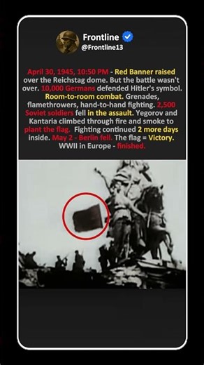 RAISING THE FLAG OVER BERLIN 🚩⚔️