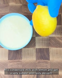 11 reactions | Mix condensed milk with lemon and get a very simple and tasty dessert | The Tasty Table | Facebook
