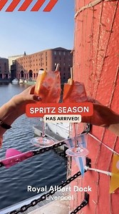 Spritz Season has officially arrived 🍹⁠ … And you’re truly spoilt for choice with where to sip one this August.⁠ Why not explore the dock this weekend spritz by spritz ✨ 🌊 Find out more about our bars and restaurants online via albertdock.com 📲 #RoyalAlbertDock #SpritzSeason #SpritzSafari #DocksideDrinks #LiverpoolBars #SummerSips #SpritzOClock #August #Waterfront | Royal Albert Dock Liverpool