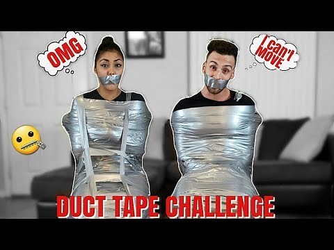DUCT TAPE CHAIR ESCAPE CHALLENGE!! (ESCAPE TRAP)
