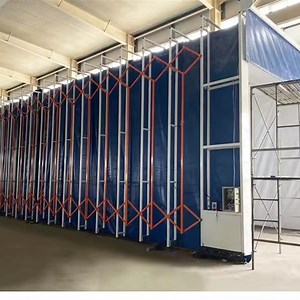 [Hot Item] Paint Prep Station Truck Container Equipment Paint Retractable/ Mobile/ Portable Spray Booth