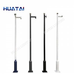 [Hot Item] Durable Galvanized Steel CCTV Camera Pole for Outdoor Use