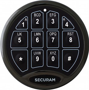 Advanced Stainless Chrome Digital Security Safe Lock System