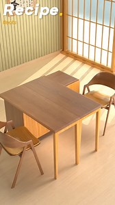 1.6K views | Hidden folding table design | Recipe Roots | Facebook