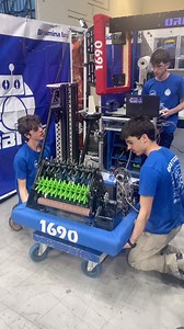 Subsystems check @ ISR DCMP💙🦾 #orbit1690 #frc #teamwcp #firstrobotics #reefscape #subsystem #engineeringlife #robot #robotics #robotschangespiritremains | Orbit #1690